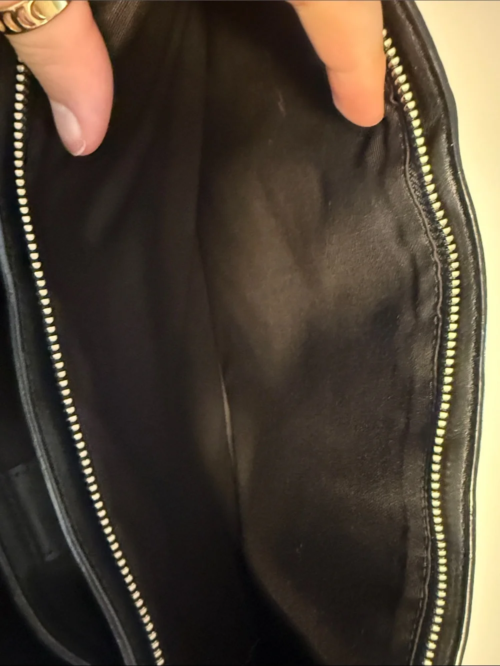Coach Black Leather Business Briefcase with Shoulder Strap